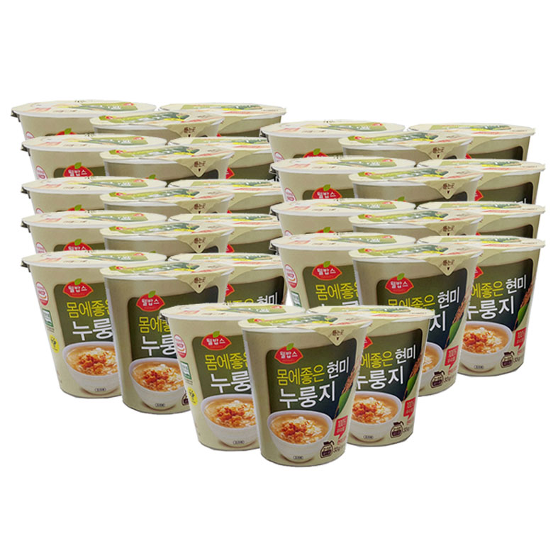 현미컵누룽지 33gx30봉 끓는물에3~5분OK 구수한누룽지