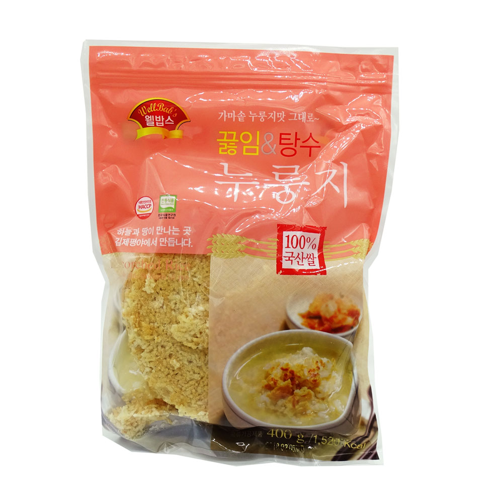 끓임&탕수누룽지 400gx4봉 고소하고 담백한 쌀누룽지